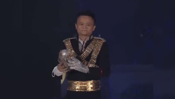 Jack Ma marks Alibaba Group's 18th anniversary by impersonating Michael Jackson: This is not a typo