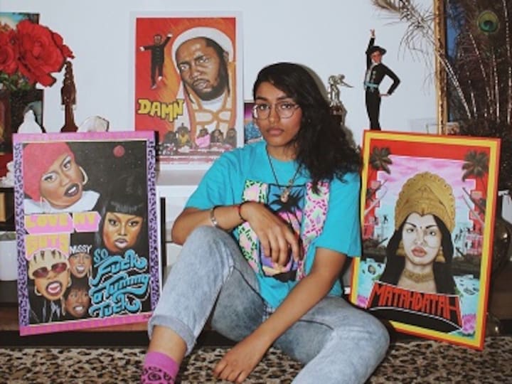 Hip-Hop meets Bollywood: Artist Jasmin Sehra's portraits blend two distinct aesthetics