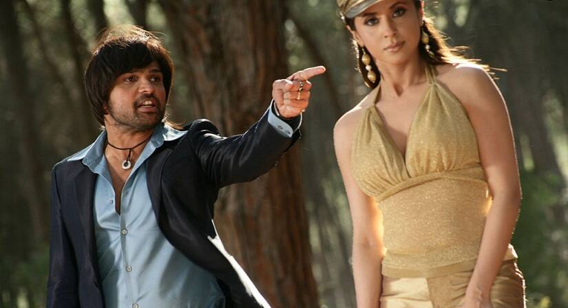 Himesh Reshamiya and Urmila Matondkar in a still from Karzzzz. YouTube
