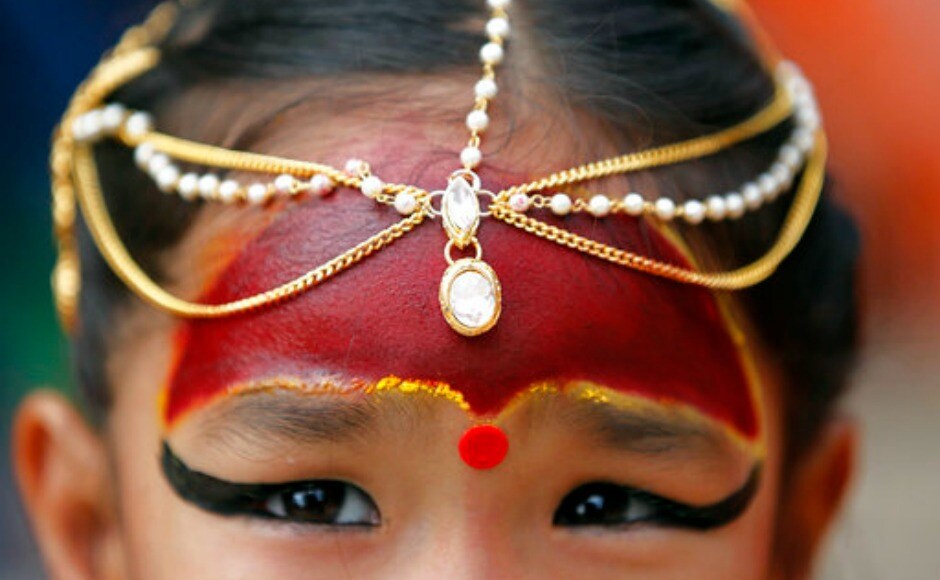 The ritual holds strong religious significance in the Newar community that seeks divine blessings to save small girls from diseases and bad luck in the years to come. AP The ritual holds strong religious significance in the Newar community that seeks divine blessings to save small girls from diseases and bad luck in the years to come. AP