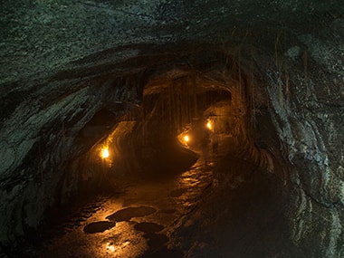 The Nāhuku lava tube at Hawai'i. Image: National Park Service. 