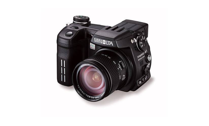 Minolta DiMAGE A1. Konica.