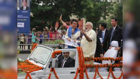Shinzo Abe, Narendra Modi in Gujarat: PMs to lay bullet train foundation, hold India-Japan summit meet