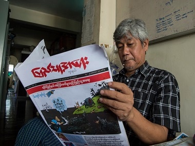 Myanmar cartoonists taking aim at Rohingya Muslims spread rapidly across countrys social media