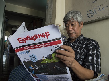 Myanmar cartoonists taking aim at Rohingya Muslims spread rapidly across country's social media Myanmar cartoonists taking aim at Rohingya Muslims spread rapidly across country's social media