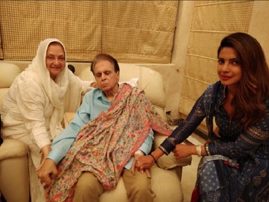 Priyanka Chopra pays visit to Dilip Kumar, wishes him speedy recovery; see pictures Priyanka Chopra pays visit to Dilip Kumar, wishes him speedy recovery; see pictures