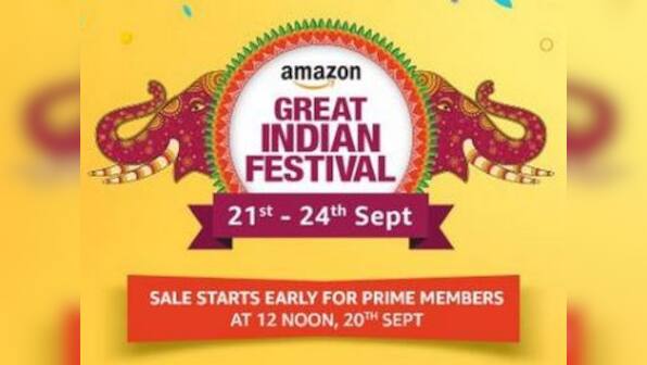 The Amazon 'Great Indian Festival' sale to begin at midnight on 21 September, Prime users to get access 12 hours early