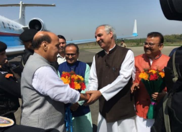 Rajnath Singh meets over 24 Jammu and Kashmir delegations, reviews progress on state development package