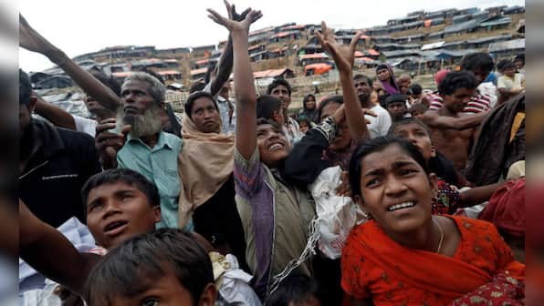 Rohingya Muslims flee to Bangladesh, recount horrors; allege civilians collaborating with Myanmar Army