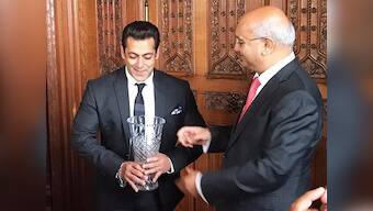 Salman Khan receives Global Diversity Award at Britain's House of Commons for art, philanthropy contributions