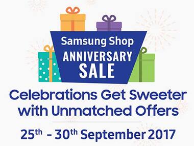 Samsung Shop Anniversary sale is offering discounts on smartphones and other products till September end