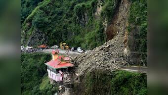 Landslide on Shimla highway buries eight vehicles; no casualties reported, say police