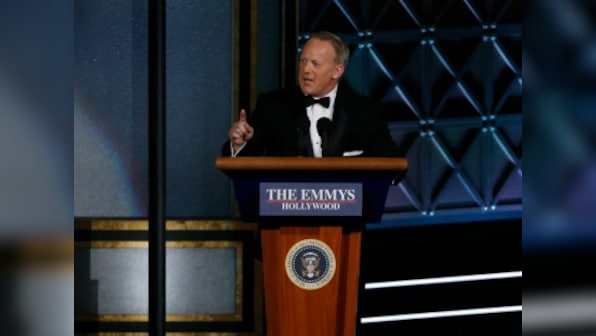 Emmys 2017: Sean Spicer makes guest appearance, pokes fun at President Donald Trump
