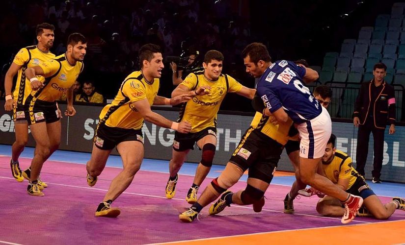 The Telugu Titans have shown a semblance of their capabilities late into the tournament. Image courtesy: PKL official website