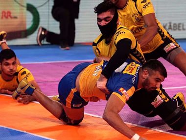 Pro Kabaddi League 2017: Telugu Titans clinch crucial victory; U Mumba win thriller Pro Kabaddi League 2017: Telugu Titans clinch crucial victory; U Mumba win thriller