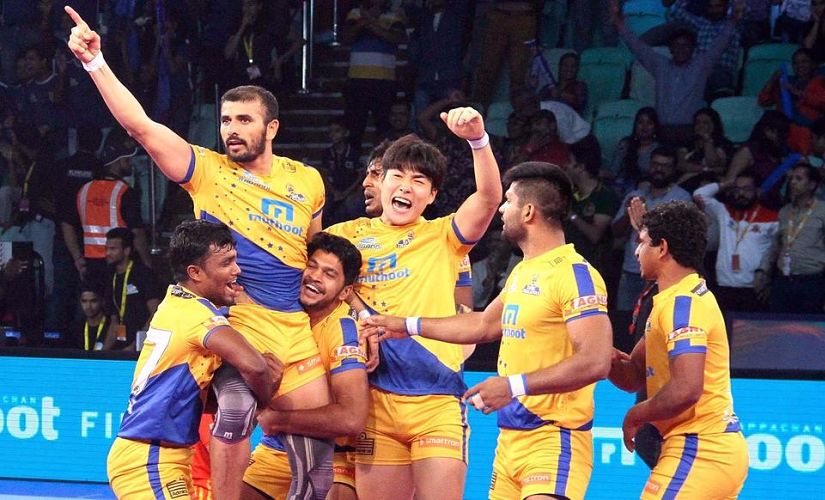 The resurgent Tamil Thalaivas side. Image courtesy: PKL official website