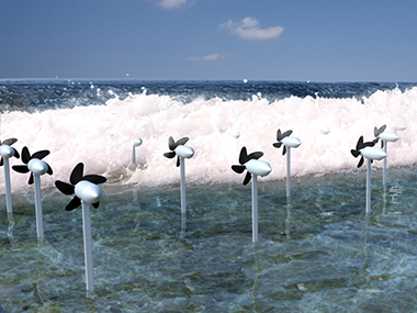 Researchers develop turbine that an produce sustainable electricity from ocean currents Researchers develop turbine that an produce sustainable electricity from ocean currents