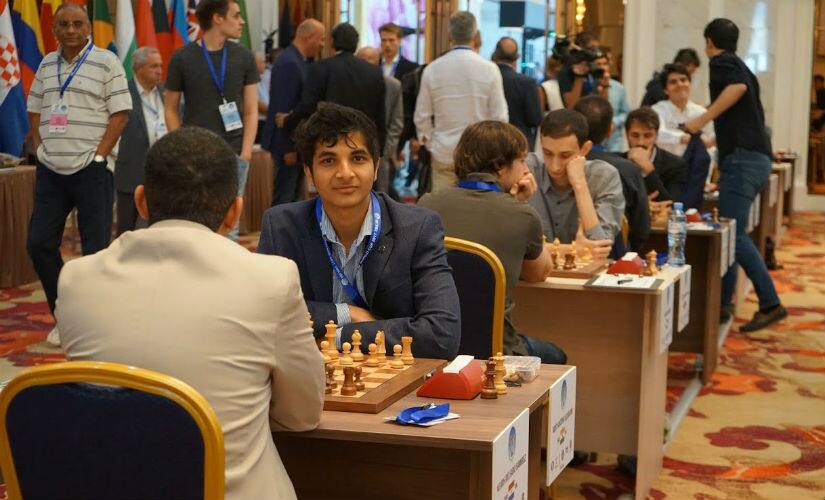 Vidit Gujrathi was quite upset after the game that he was not able to make most of his chances. Image courtesy: Amruta Mokal