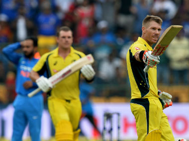 India vs Australia: David Warner, Aaron Finch help visitors to consolation win, snap hosts' winning streak India vs Australia: David Warner, Aaron Finch help visitors to consolation win, snap hosts' winning streak