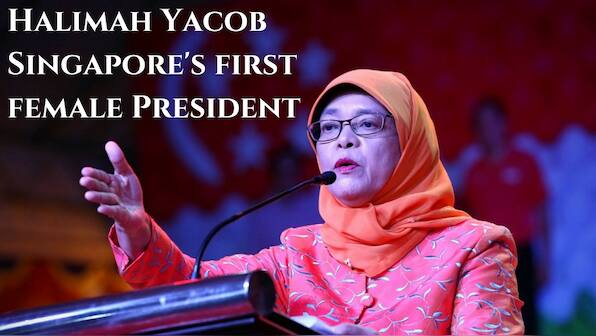 Halimah Yacob elected Singapore's first woman president, but without a single vote cast