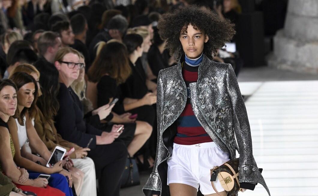 Louis Vuitton presents collection at Spring/Summer ready-to-wear fashion show in Paris