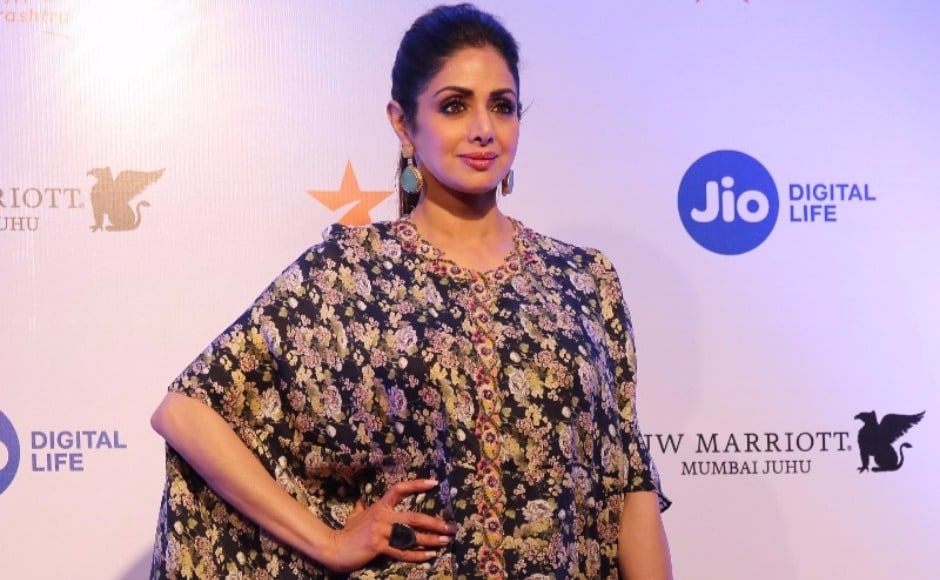 The 19th edition of Jio MAMI Mumbai Film Festival with Star had a grand opening ceremony at the iconic Liberty Cinema as world-renowned filmmakers from all over the world, talent and Bollywood stars walked the red carpet to celebrate the city’s very own film festival. Among them was actress Sridevi. The 19th edition of Jio MAMI Mumbai Film Festival with Star had a grand opening ceremony at the iconic Liberty Cinema as world-renowned filmmakers from all over the world, talent and Bollywood stars walked the red carpet to celebrate the city’s very own film festival. Among them was actress Sridevi.