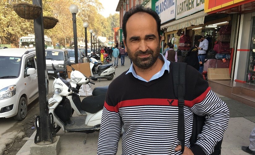Muzaffar Afmad, a private school teacher from Srinagar, Kashmir. Image courtesy Sameer Yasir.