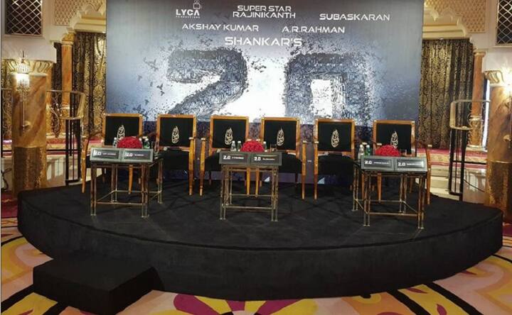 2.0 press meet: Rajinikanth, Akshay Kumar, AR Rahman arrive in Dubai