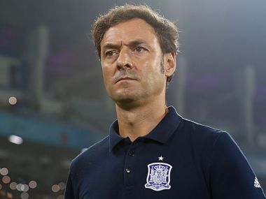 FIFA U-17 World Cup 2017: Spain coach Santiago Denia 'proud' of players despite loss to England in final FIFA U-17 World Cup 2017: Spain coach Santiago Denia 'proud' of players despite loss to England in final