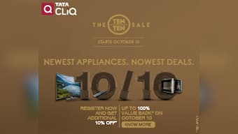 10/10 Sale: Tata CLiQ presents Festive Season with More Than 70% Off on Fashion and Electronics