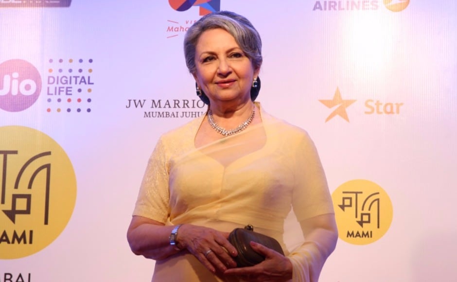 The Award for ‘Excellence in Cinema – India’ was presented to the legendary actress Sharmila Tagore The Award for ‘Excellence in Cinema – India’ was presented to the legendary actress Sharmila Tagore