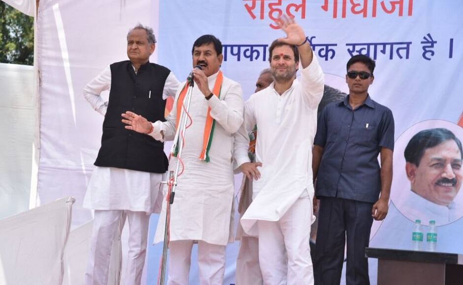 Targetting the Narendra Modi government at the Centre, Rahul claimed that unemployment is one of the biggest problems in India and the BJP has failed to keep its promises. Image courtesy: Twitter @INCGujarat