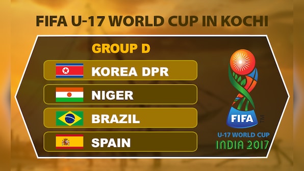FIFA U-17 World Cup 2017: Brazil and Spain heavy favourites in Group D, but Korea DPR, Niger can surprise