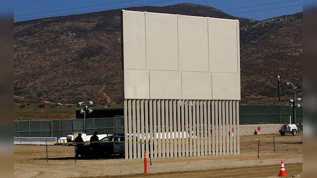 Donald Trump wall prototypes pop up near US border with Mexico – Firstpost