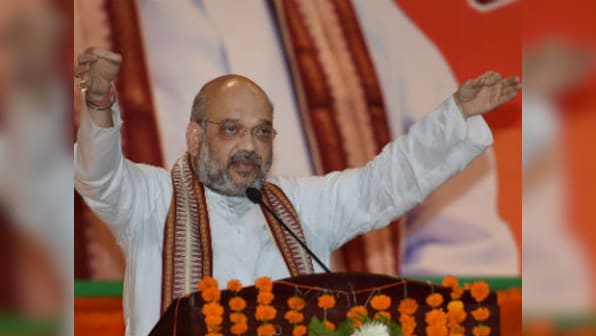 Amit Shah attends Delhi leg of Janaraksha Yatra, lashes out at CPM over political violence in Kerala