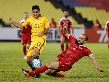 FIFA World Cup 2018 qualifiers: Australian players, media slam referee for awarding controversial penalty to Syria