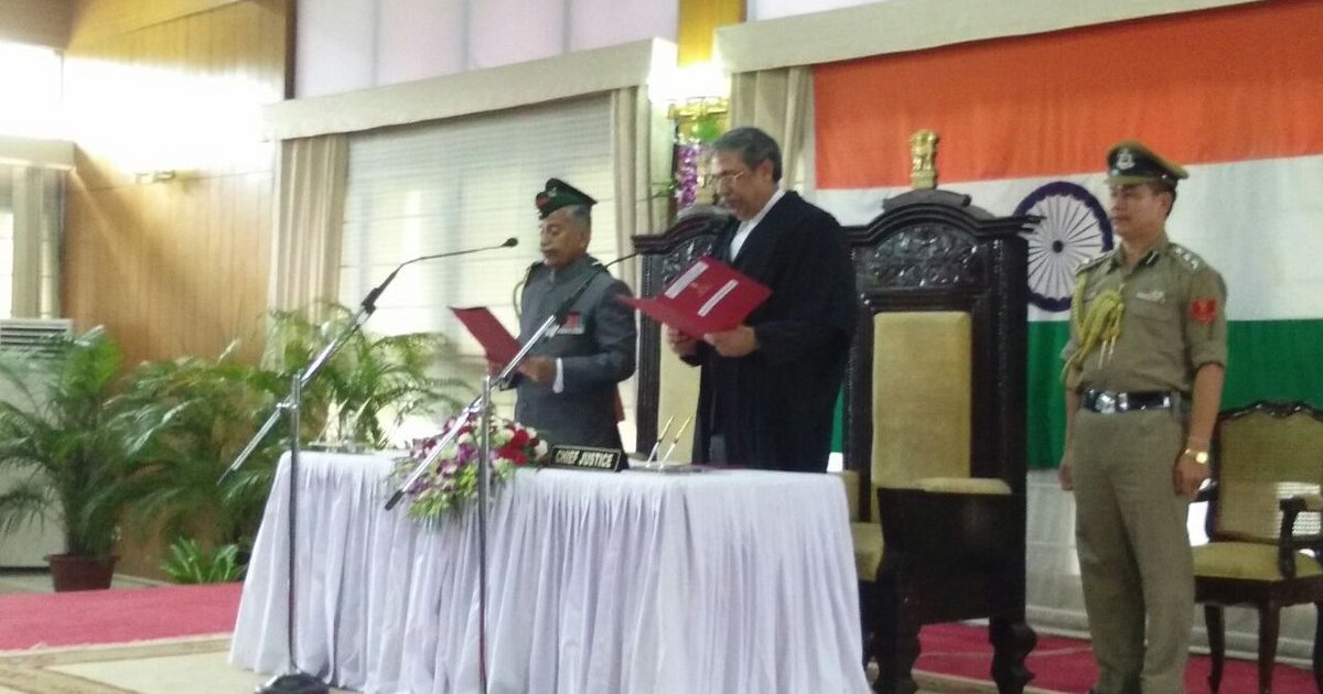 War Veteran Brigadier (Retd) BD Mishra Takes Oath As Arunachal Pradesh ...