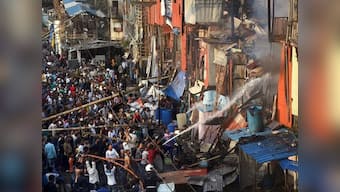 Mumbai: Blaze outside Bandra railway station contained; four, including one fireman injured