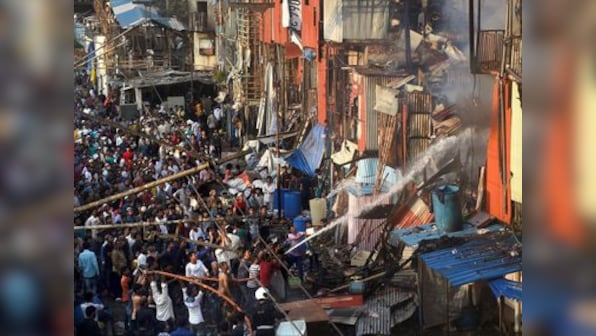 Mumbai: Blaze outside Bandra railway station contained; four, including one fireman injured