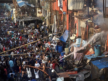 Fire breaks out in cloth mill in Mumbai's suburban Goregaon, no injures reported Fire breaks out in cloth mill in Mumbai's suburban Goregaon, no injures reported