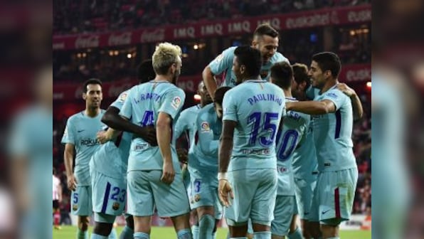 La Liga: Barcelona record best start to season with win over Athletic Bilbao; Valencia beat Alaves to stay 2nd