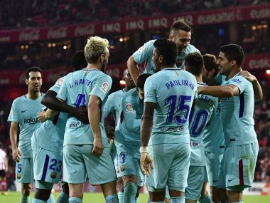 La Liga: Barcelona record best start to season with win over Athletic Bilbao; Valencia beat Alaves to stay 2nd La Liga: Barcelona record best start to season with win over Athletic Bilbao; Valencia beat Alaves to stay 2nd