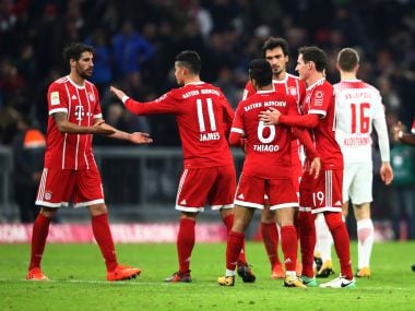 Bundesliga: Bayern Munich down 10-man RB Leipzig to top table; Hanover hand Dortmund damaging defeat