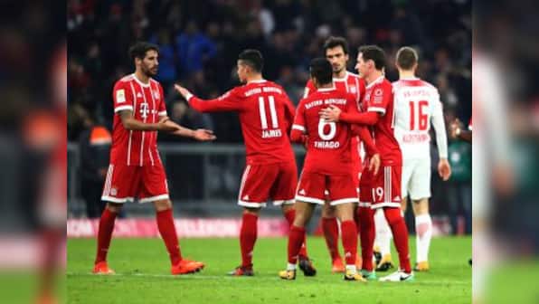 Bundesliga: Bayern Munich down 10-man RB Leipzig to top table; Hanover hand Dortmund damaging defeat