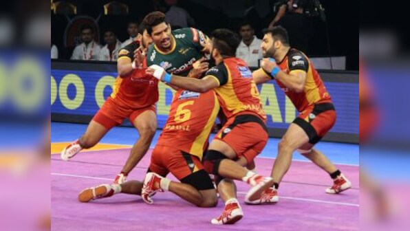 Highlights, Pro Kabaddi League 2017: Bengaluru Bulls crush UP Yoddha, Haryana Steelers beat Puneri Paltan