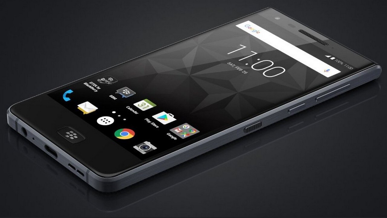 BlackBerry Motion. Image: Twitter/@evleaks