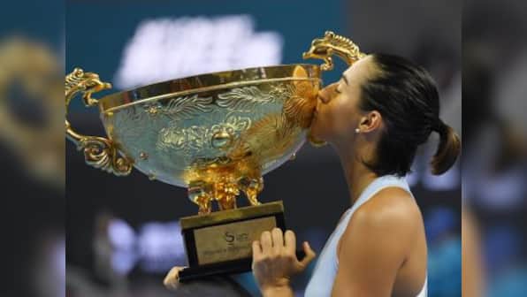 China Open: Caroline Garcia stuns new World No 1 Simona Halep in final to complete Wuhan-Beijing double