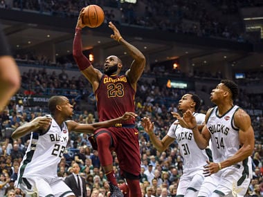 NBA: LeBron James takes Cleveland Cavaliers past Milwaukee Bucks, Warriors defeat New Orleans Pelicans