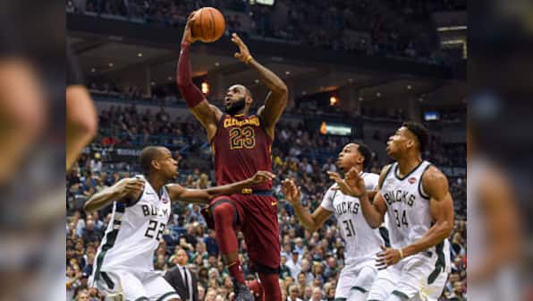 NBA: LeBron James takes Cleveland Cavaliers past Milwaukee Bucks, Warriors defeat New Orleans Pelicans