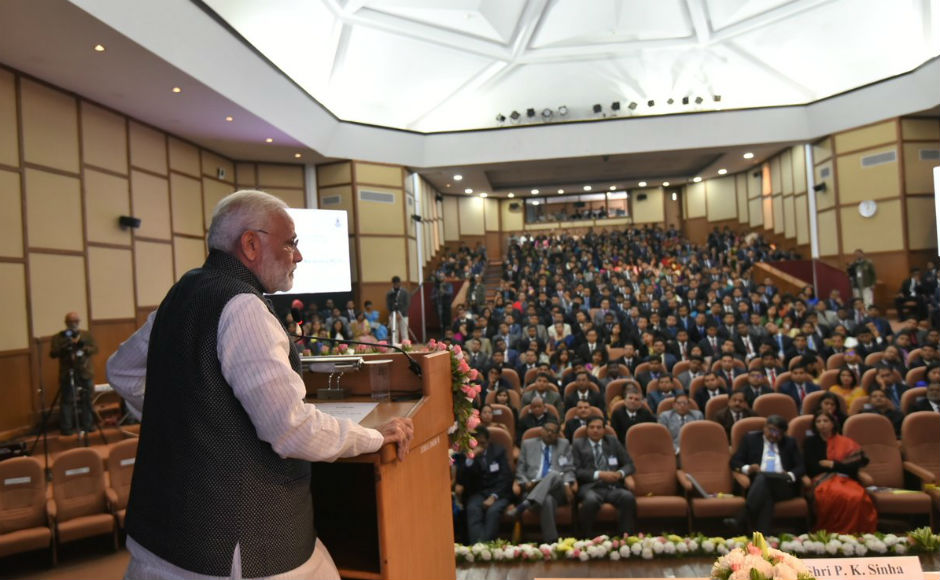 Later, he addressed over 360 officer trainees of the 92nd Foundation Course. Prime minister stressed on the importance of 'jan-bhagidaari', or public participation, for policy initiatives to be successfully implemented. Twitter/@PIB_India Later, he addressed over 360 officer trainees of the 92nd Foundation Course. Prime minister stressed on the importance of 'jan-bhagidaari', or public participation, for policy initiatives to be successfully implemented. Twitter/@PIB_India